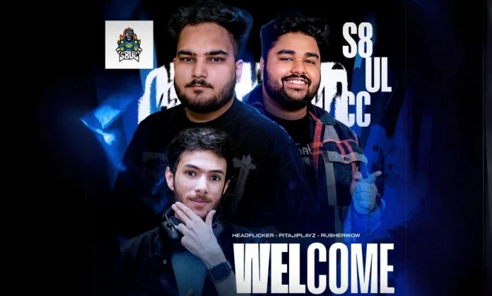 HeadFlicker, RusherwOw, and PitajiPlayz Joins S8UL