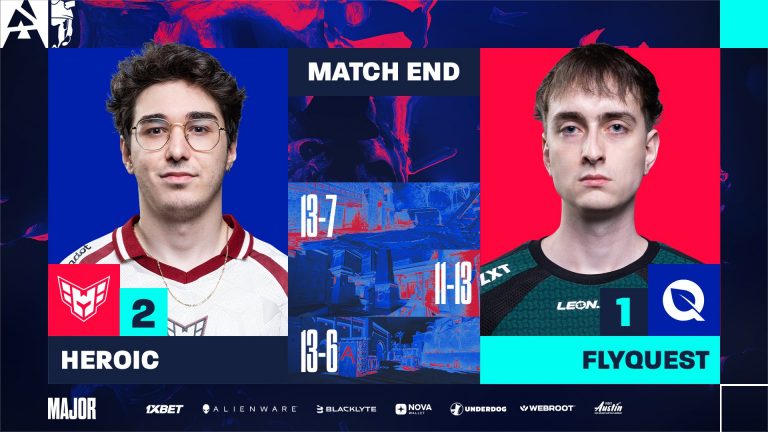 Heroic Edge Out FlyQuest 2-1 to Advance in Austin Major Stage 1