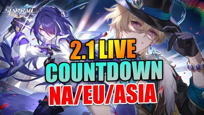 Image of the Honkai Star Rail 2.1 update banner: 