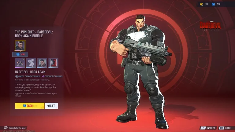 How To Get Punisher’s Daredevil Born Again Skin in Marvel Rivals?