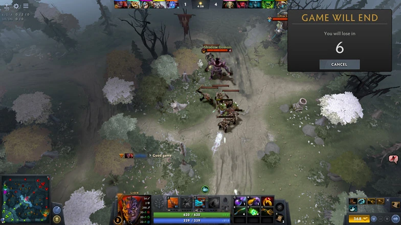 How To Surrender in Dota 2?