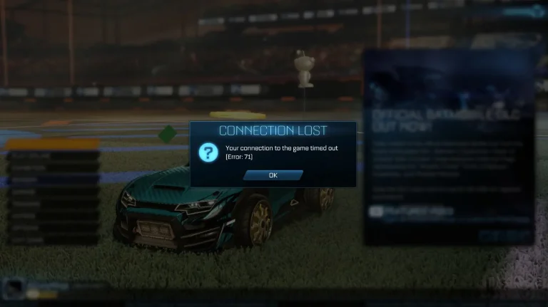 How to Fix Rocket League Error 71?