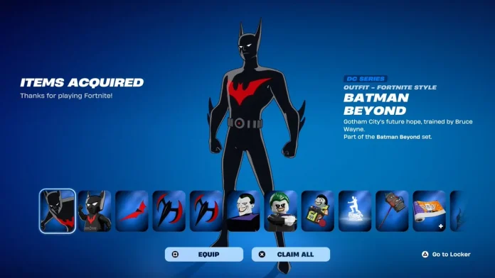 How to Get Batman Beyond Skin in Fortnite