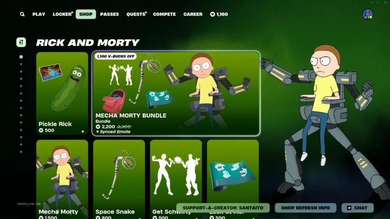 How to Get Rick and Morty Skins in Fortnite