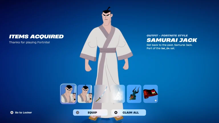 How to Get the Samurai Jack Skin in Fortnite
