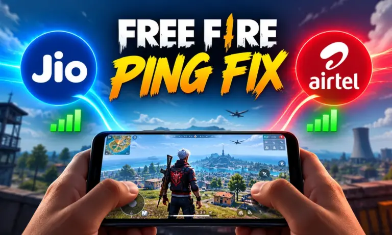 How to Reduce Free Fire Ping on Jio and Airtel