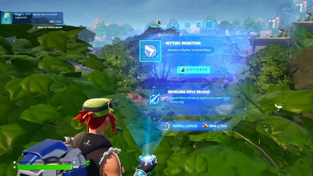 How to Reroll Augments in Fortnite?