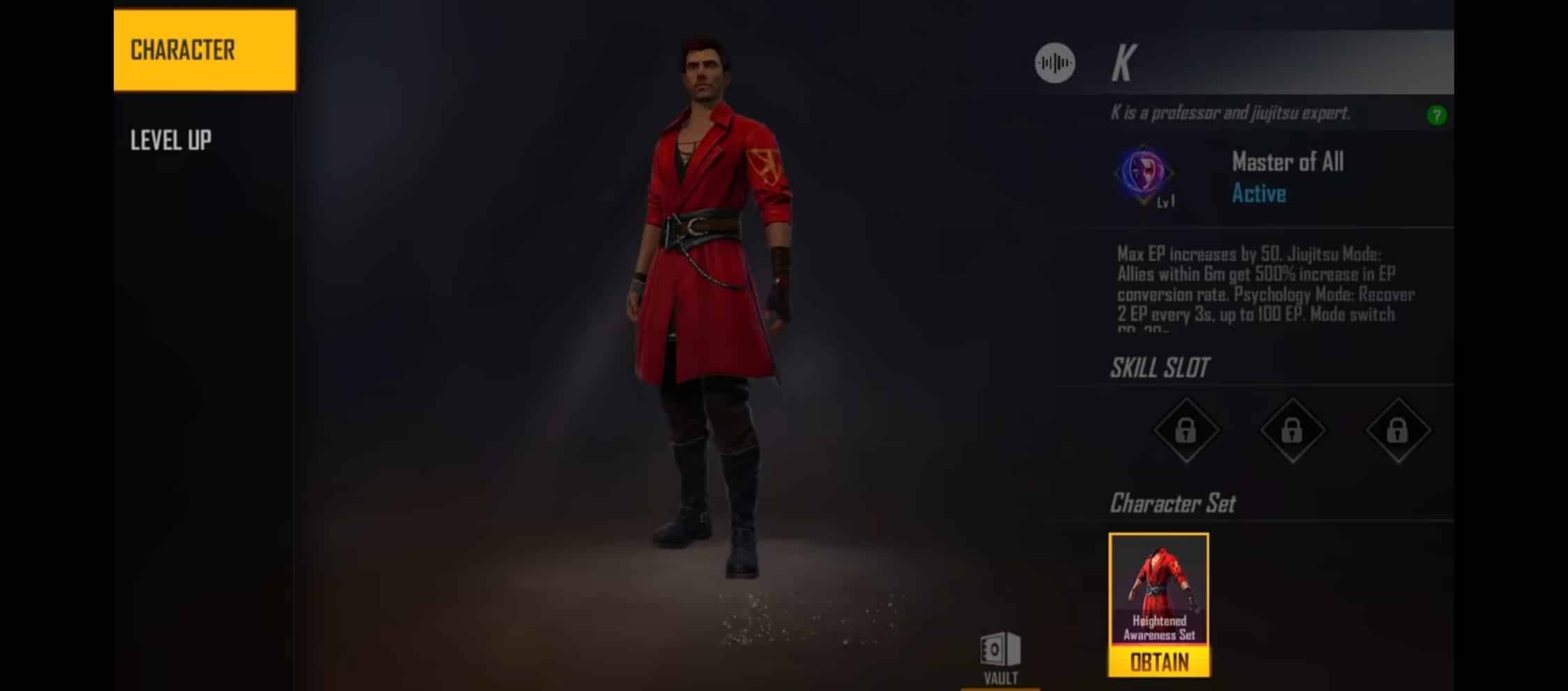 New Character In Free Fire Captain Booyah Aka K All You Need To Know