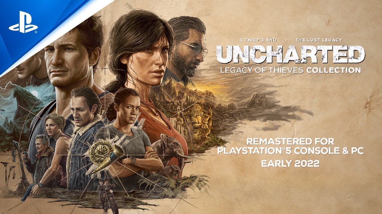 Uncharted 4 and Lost Legacy are coming to PC in 2022