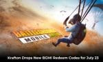 Krafton Drops New BGMI Redeem Codes