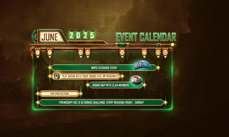 Krafton India Unveils June 2025 Event Calendar for BGMI