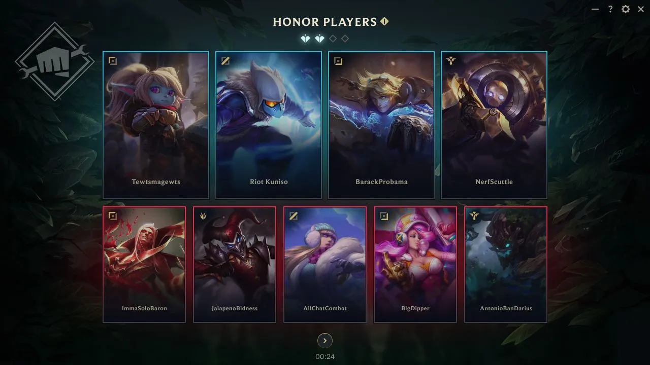 New LoL Honor System Explained