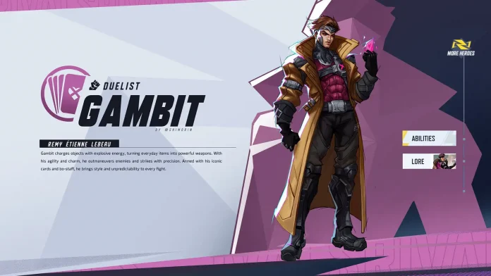 Marvel Rivals Gambit Abilities
