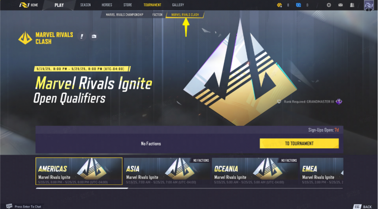 Marvel Rivals Ignite 2025 Stage 1 Open Qualifiers Schedule Revealed