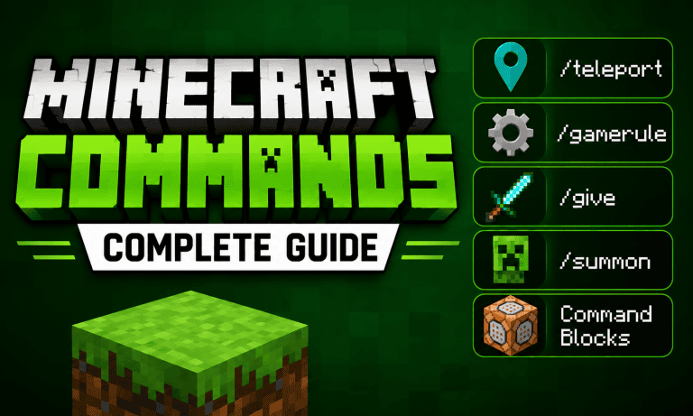 Minecraft Commands: Complete Guide to Teleport, Gamerules, Give, Summon and Command Blocks