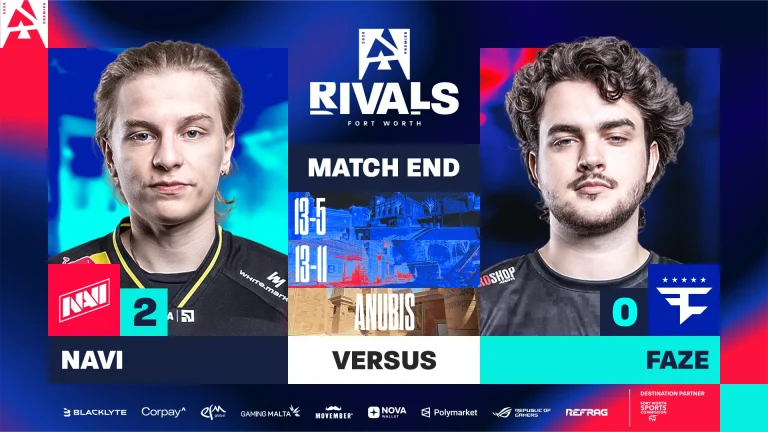 NAVI Qualifies for BLAST Rival Grand Finals