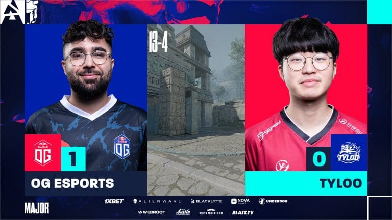 OG Take Down Tyloo in CS2 Austin Major Stage 1
