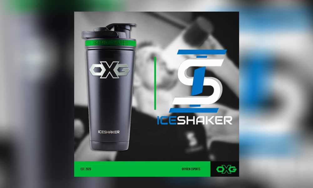 Oxygen Esports Partners with Drinkswear Brand, Ice Shaker