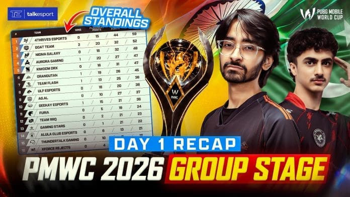 PMWC 2026 Day 1 Results: Orangutan Secures WWCD as Pakistan's 4Thrives Finishes on Top
