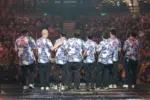 Paper Rex players on stage at Valorant Champions Shanghai 2026 after their loss to T1