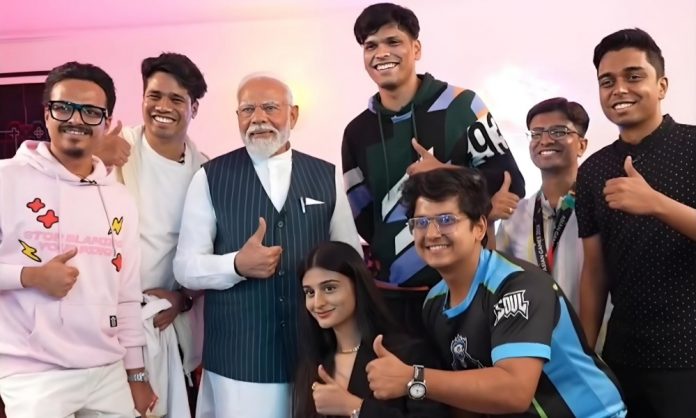 PM Modi Meets Indian Gaming Influencers to Discuss the Indian Gaming Industry