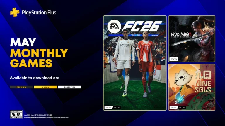 PlayStation Plus May 2026 Free Games Confirmed