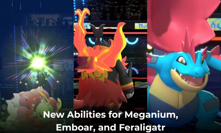 Pokémon Champions Mega Evolutions Revealed: New Abilities for Meganium, Emboar, and Feraligatr