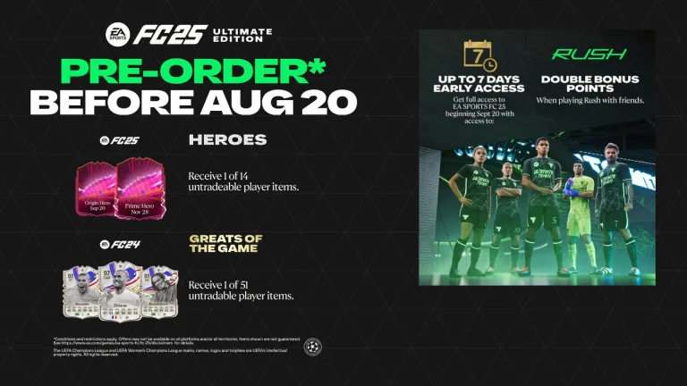 How to Claim Pre-order Bonuses in EA FC 25?