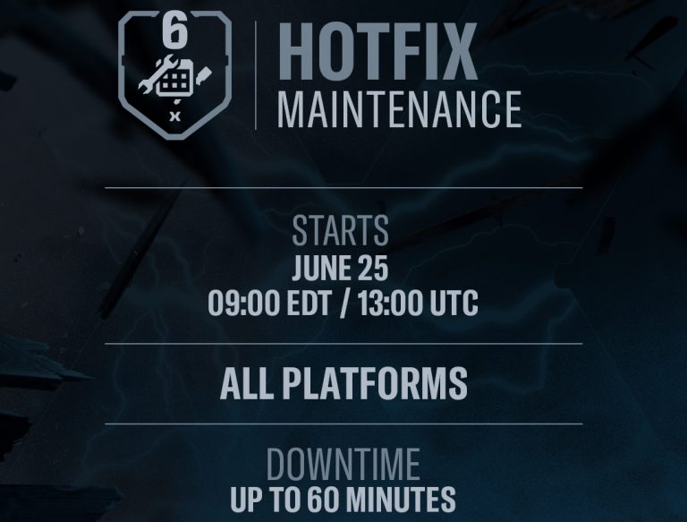 Rainbow Six Siege X Downtime on June 25: Check Your Region’s Time