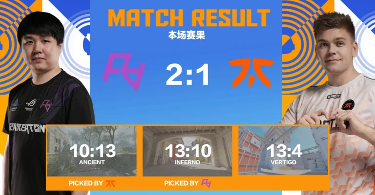 Rare Atom Stuns Fnatic in Shanghai Major Opening Stage