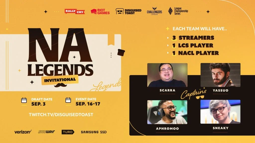 Riot Games and Disguised Toast Partner to Host NA LoL Invitational
