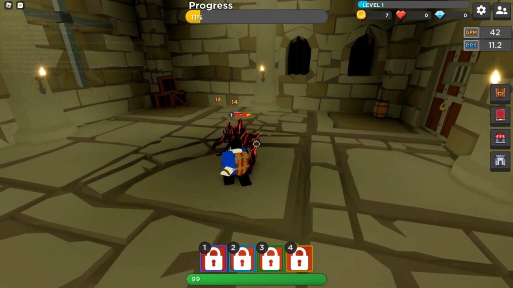 Roblox Dungeon Fall Codes for December 2021