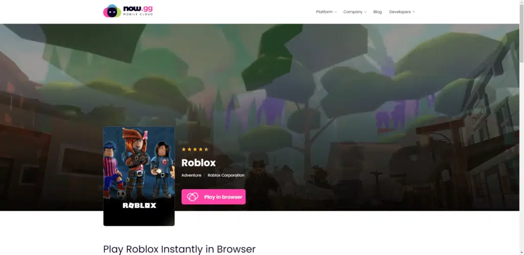 How To Play Roblox Without Downloading (Using Now.gg) 