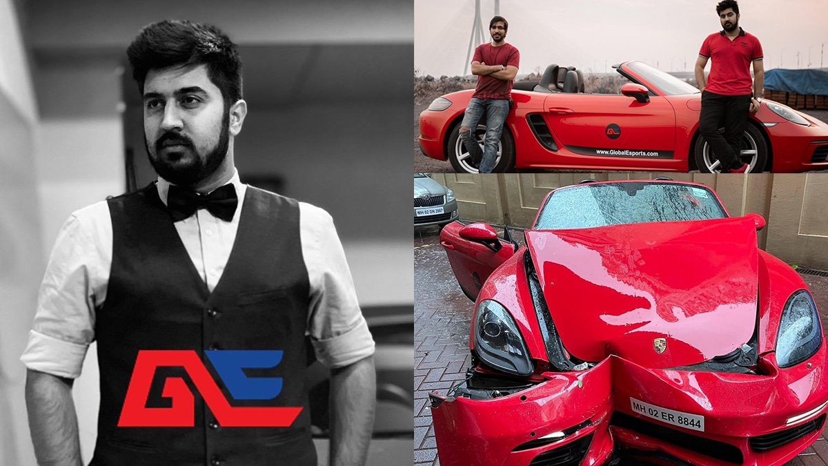 Global Esports CEO’s Porsche Destroyed By Mumbai’s Cyclone