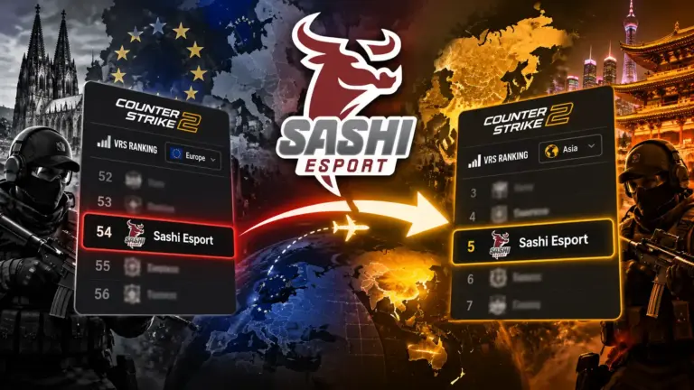 VRS Region Swap Loophole Explained: How Sashi Turned a Danish CS2 Team Into an Asian One