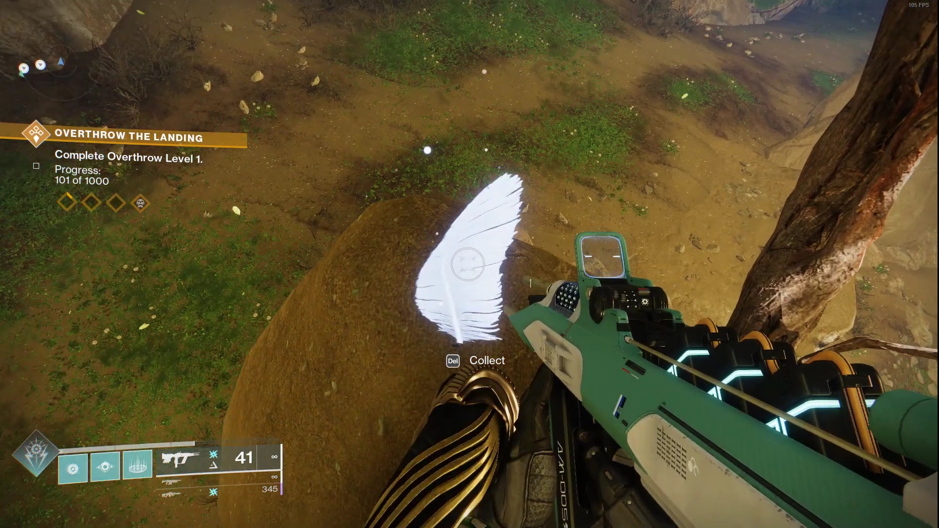 How to gather a feather in Pale Heart Region in Destiny 2?