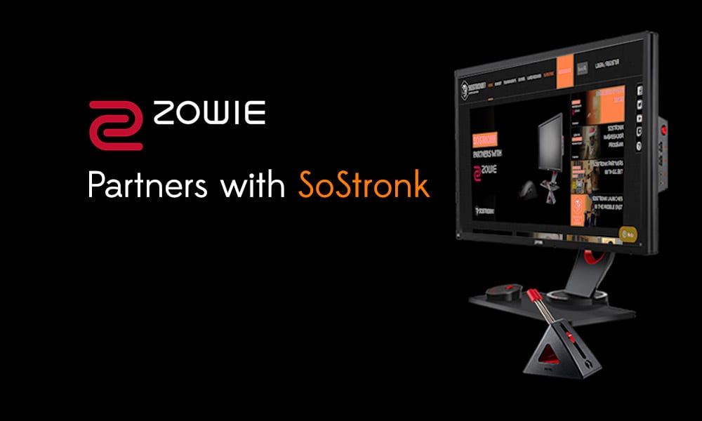 BenQ-Zowie enters into partnership with SoStronk