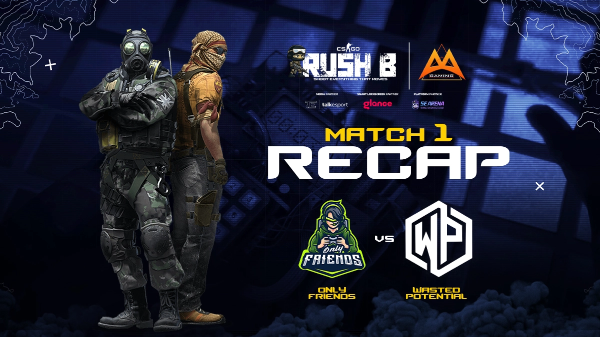 OnlyFriends Outclass Wasted Potential in Rush B CSGO Tournament