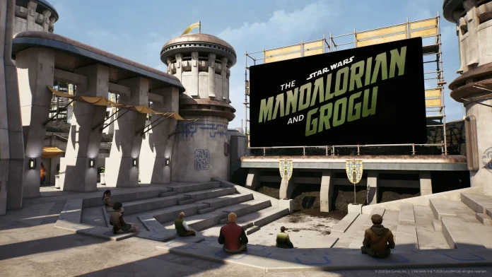 The Mandalorian and Grogu on Fortnite