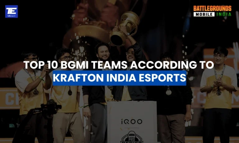 Krafton Unveils Top 10 BGMI Teams: Team XSpark Leads, Godlike Esports and iQOOSoul Feature