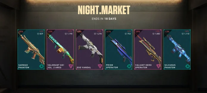 Top 5 Best Deals for Valorant Night Market