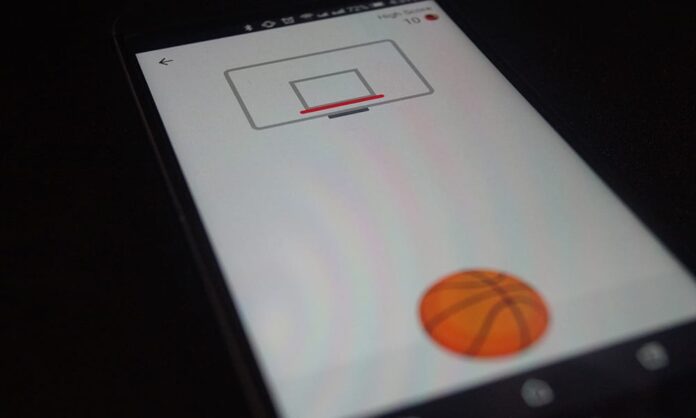 Facebook Basketball game