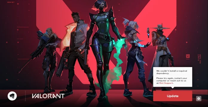 Valorant Couldn’t Install Dependency Error