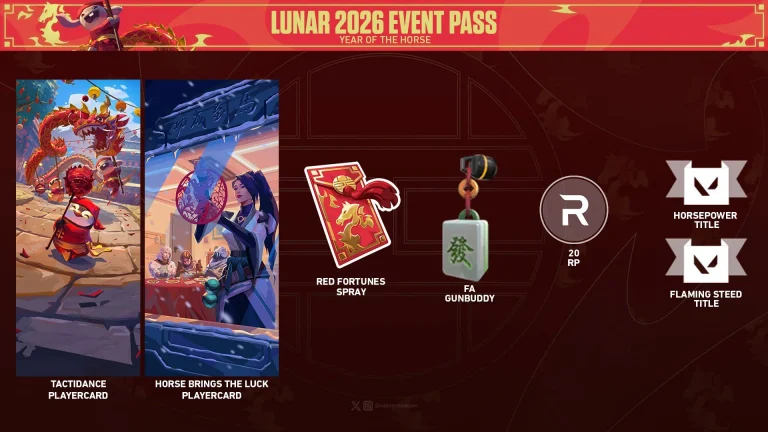 Valorant Lunar 2026 Event Pass Leaked: All Free Rewards Inside