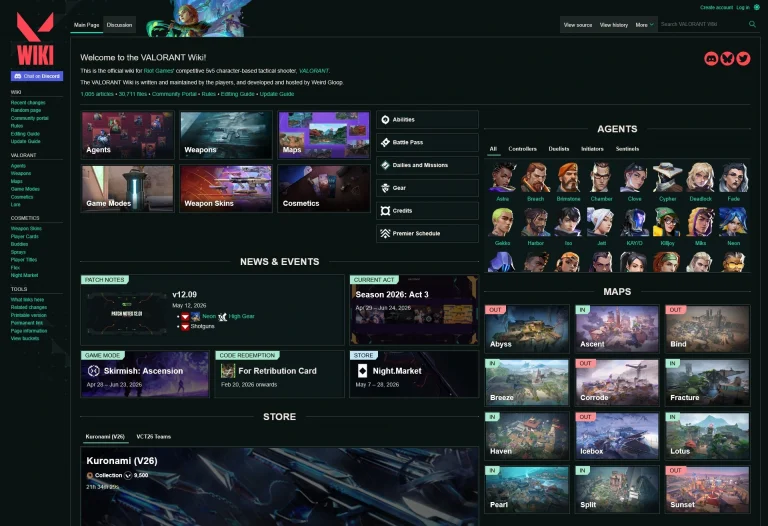Valorant Officially Partners Up With Fan-Made Wiki, Moves It to a New Site