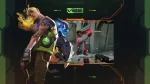 Valorant Patch Notes 12.03 — promotional banner featuring agent Neon posing in the foreground alongside in-game combat gameplay, framed by the V26 patch logo and Valorant's signature green and orange HUD design.