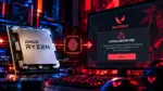 Used AMD Ryzen CPU next to a Valorant ban screen, showing a hardware ban inherited from a previous owner