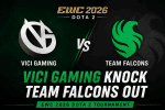 Vici Gaming Knock Team Falcons Out of EWC 2026 Dota 2 Tournament