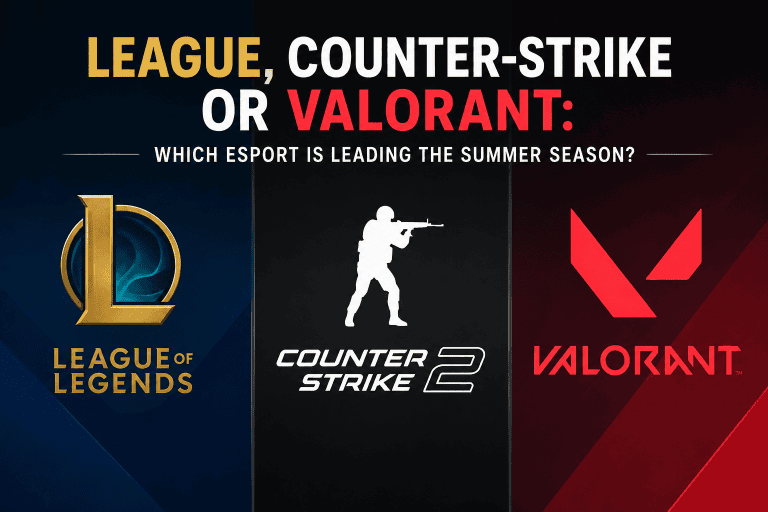 League, Counter-Strike or VALORANT: Which Esport Is Leading the Summer Season?