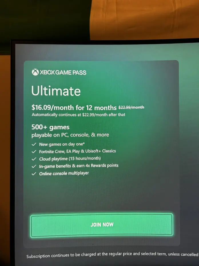Xbox Game Pass Testing Dynamic Pricing: Reports